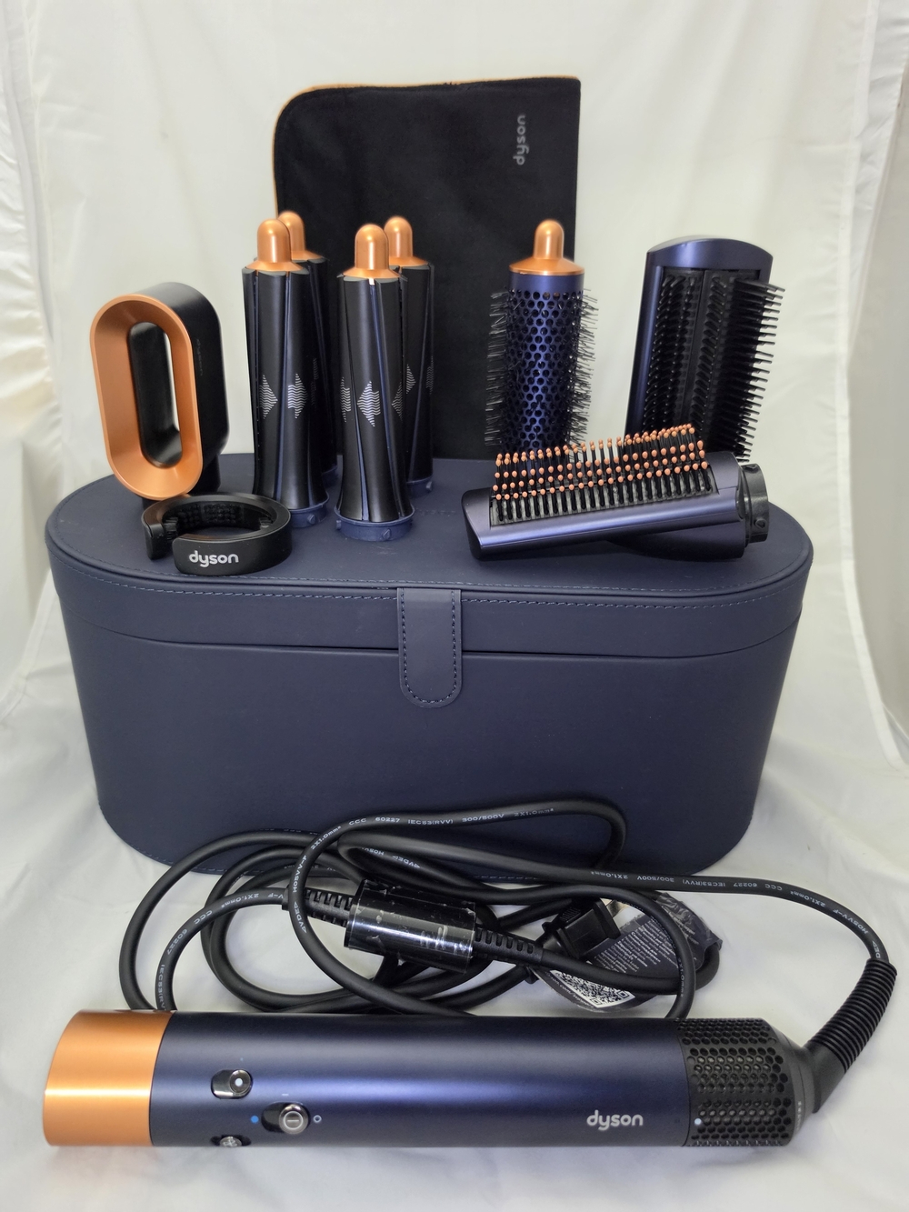 Dyson Airwrap Complete Styler - Navy Blue with Copper Accents